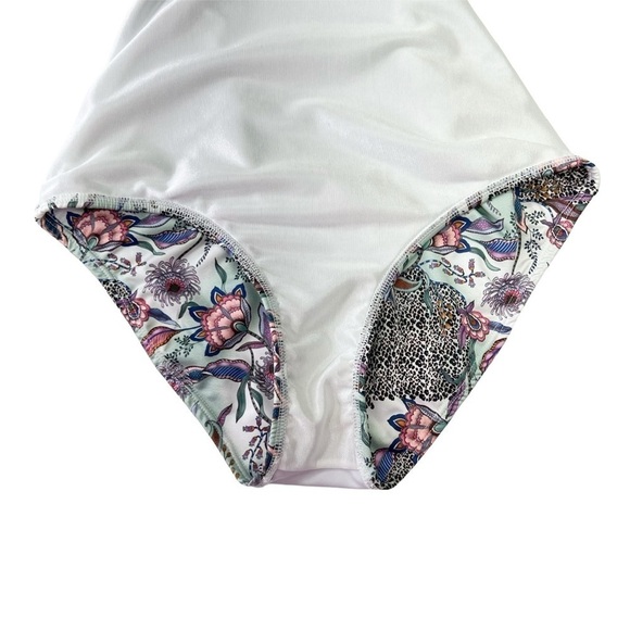 OndadeMar African Flowers One Piece Halter Swimsuit Size Small ondademar New NWT - Picture 7 of 10